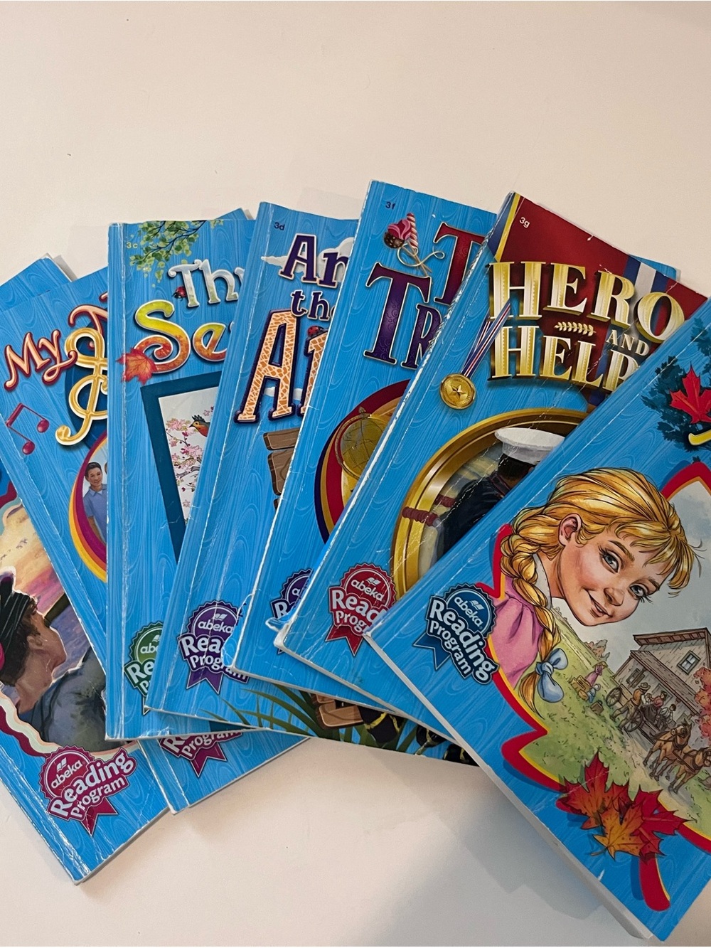 Abeka Readers 3rd Grade 3A, 3B, 3C, 3D, 3F, 3G, 3H Current